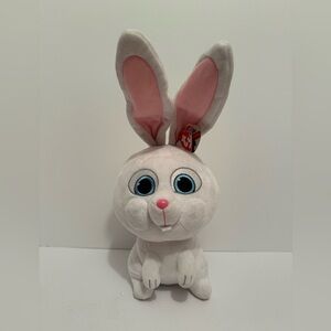 2016 Secret Life Of Pets Snowball Plush White Rabbit Bunny 14” TY NWT